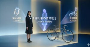 2026年4月開始の「自転車の青切符」とは?岡崎市民が今のうちに知っておきたい違反と注意点